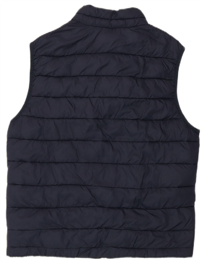 Colete acolchoado masculino Jack & Jones UK 36 pequeno azul marinho