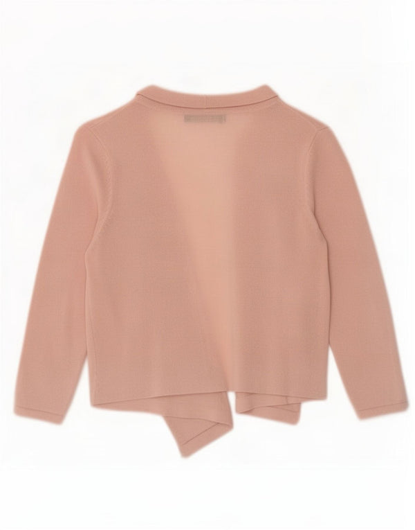 Suéter cardigã feminino Marks & Spencer manga 3/4 Reino Unido 8 pequeno rosa