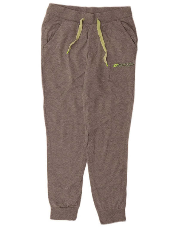 Calça de treino feminina Lotto Joggers UK 6 XS cinza manchado