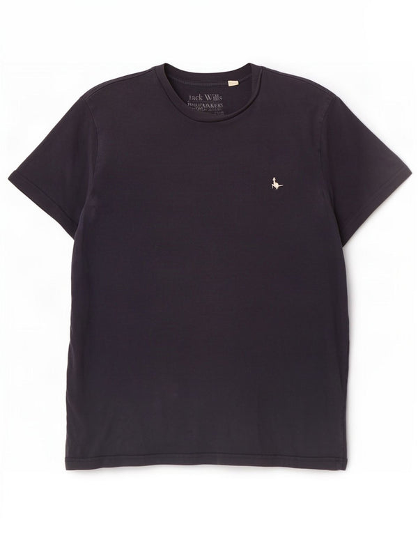 Camiseta masculina Jack Wills pequena azul marinho