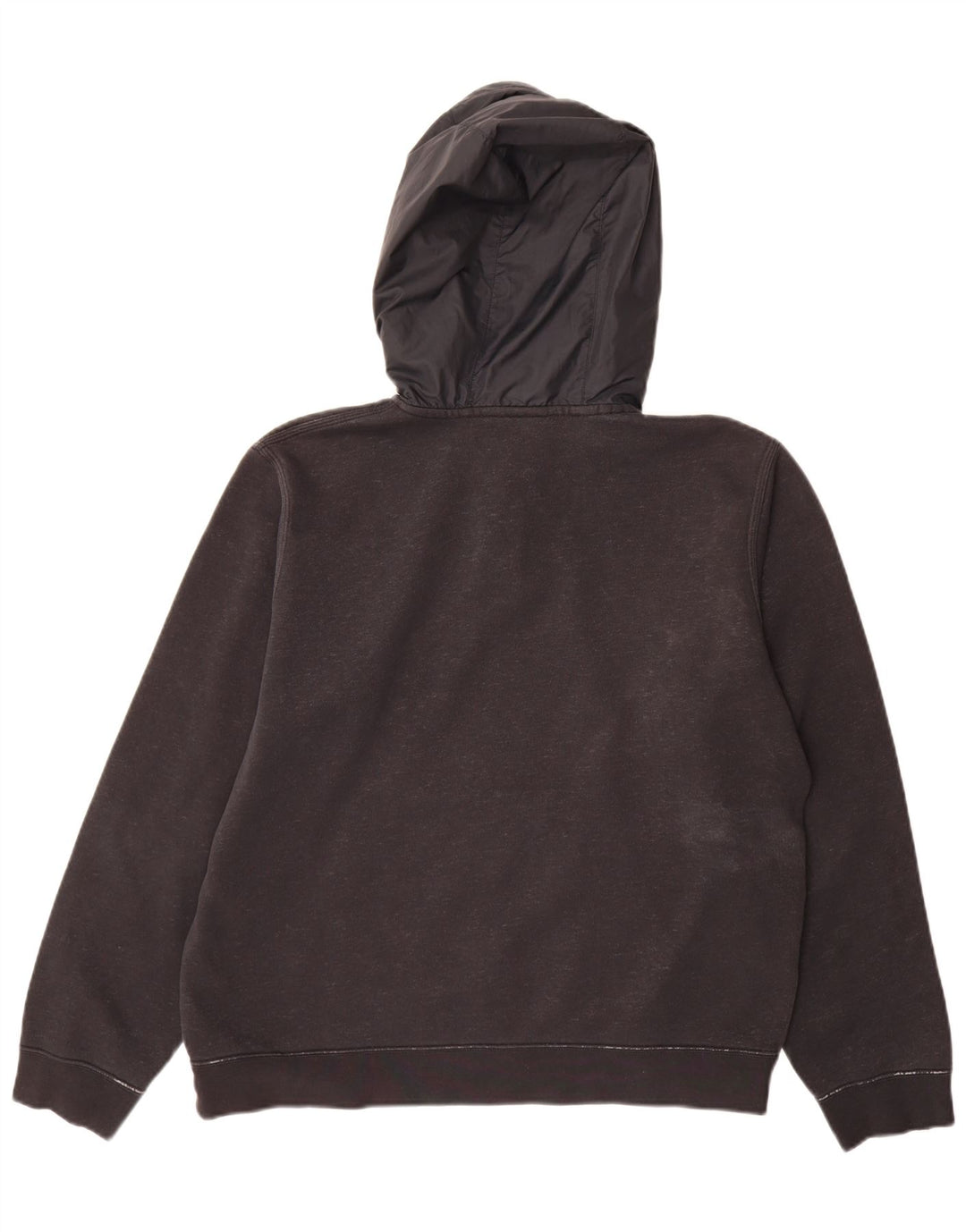 Nike Mens Hoodie Jumper Grande Algodão Preto