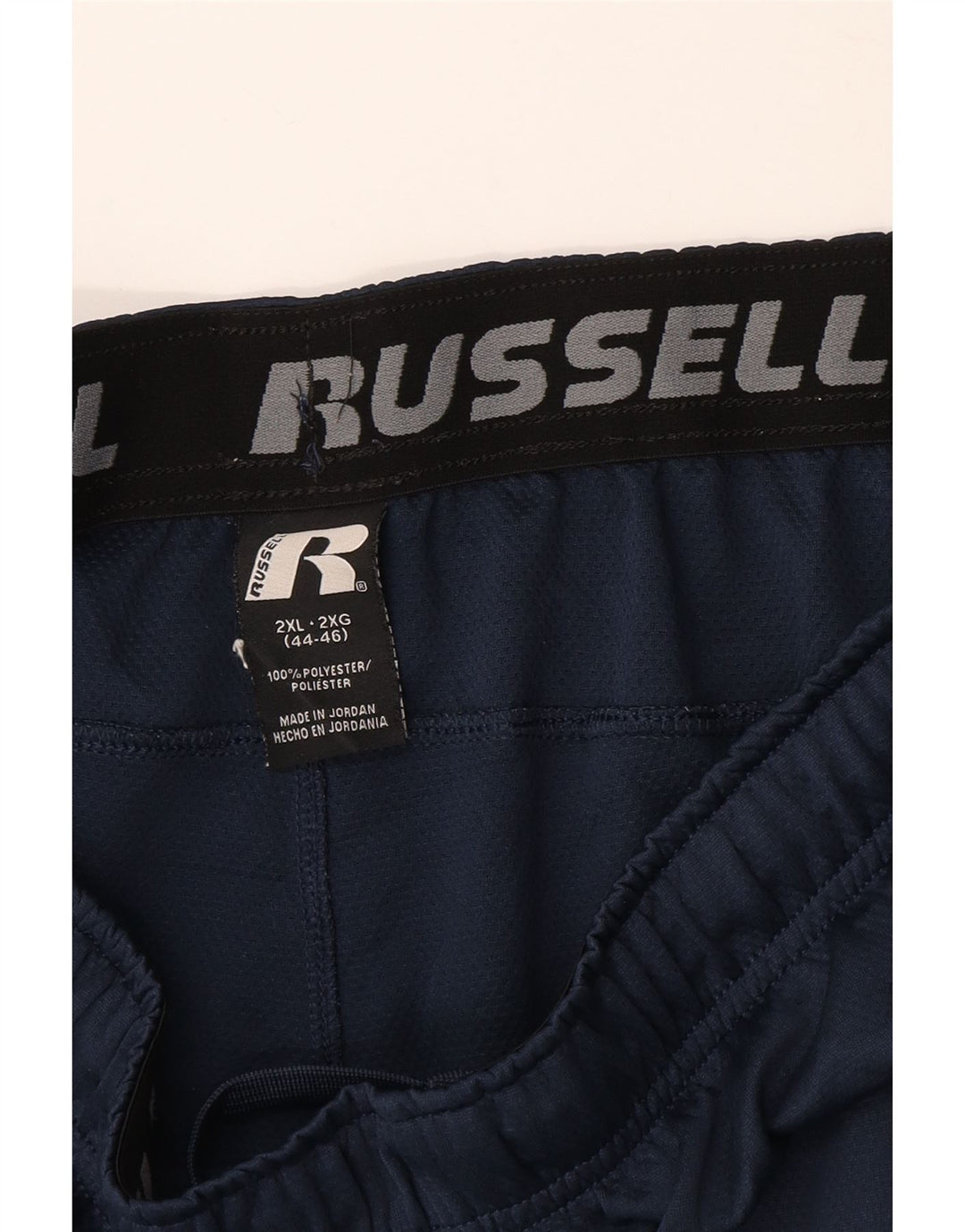 Russell Athletic masculino Dri-Power Sport Shorts 2XL azul marinho colorblock