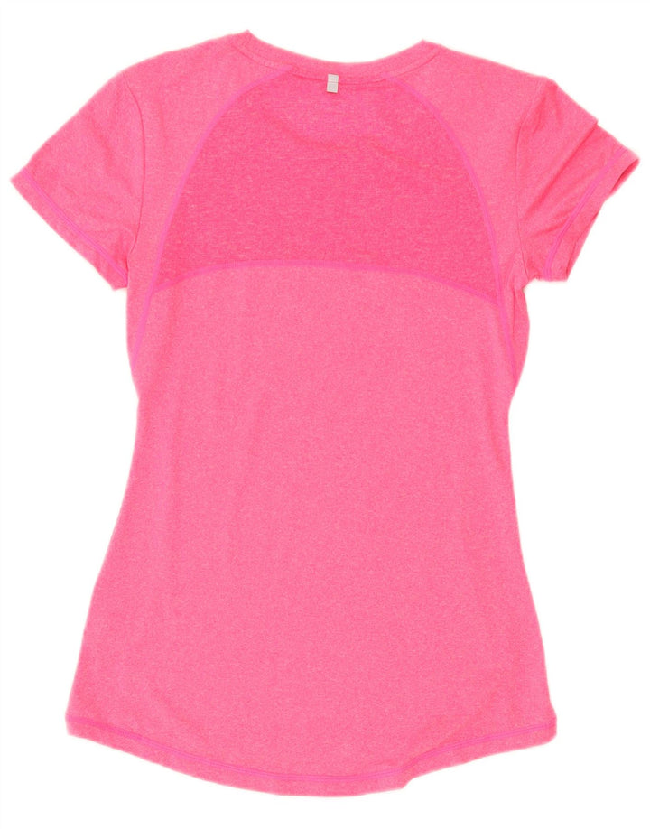 Ellesse Camiseta Feminina Top UK 10 Pequena Rosa Poliéster