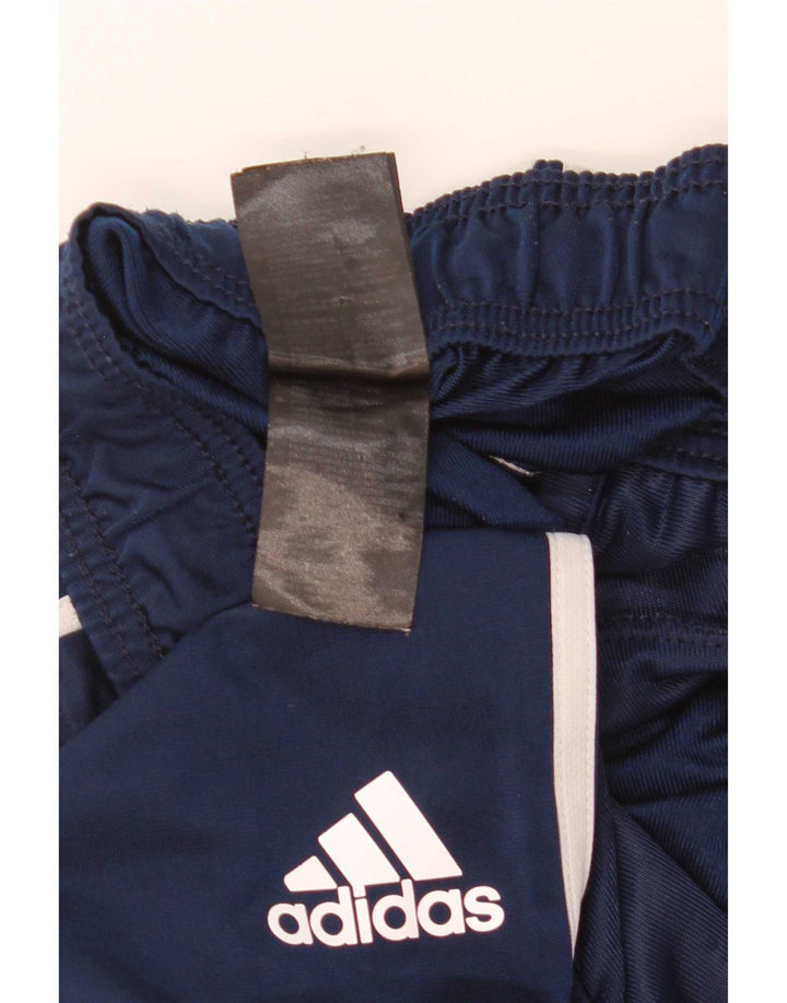 Calça de treino masculina Adidas médio azul marinho poliéster