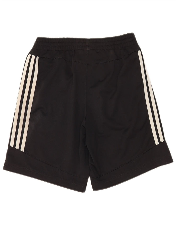 Shorts esportivos masculinos Adidas médio preto poliéster