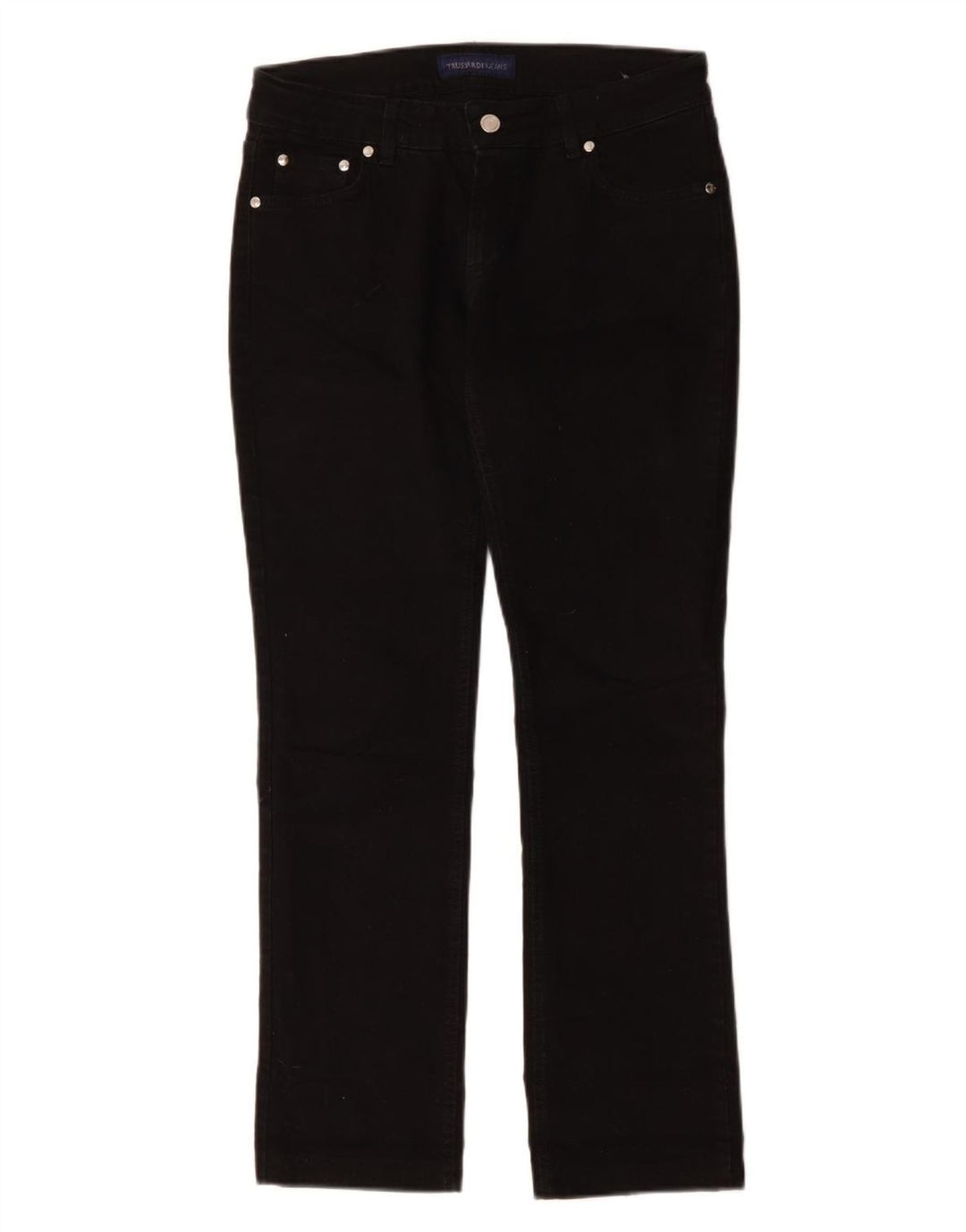 Trussardi Jeans Slim Feminino W28 L28 Algodão Preto