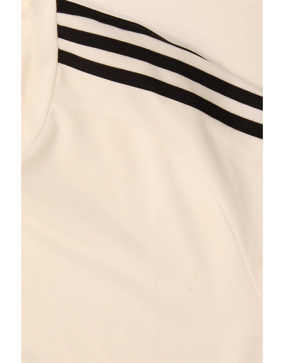 Adidas Mens Climalite Camiseta Top Grande Poliéster Branco