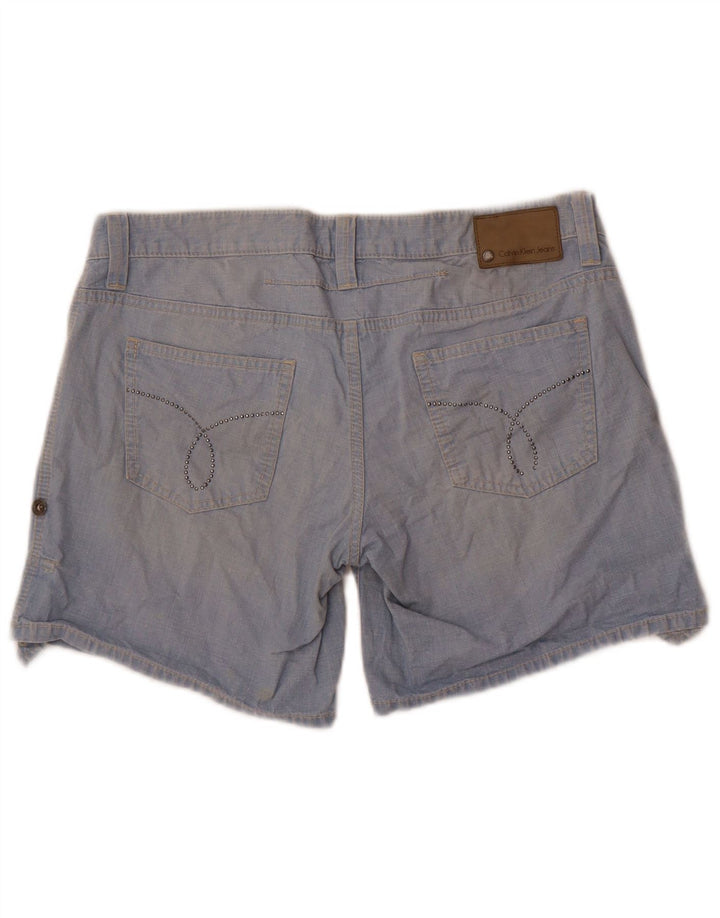 Shorts jeans feminino Calvin Klein W31 algodão azul médio