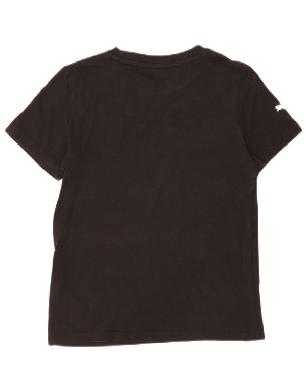 Camiseta Puma Boys BMW Motorsport Graphic Top 11-12 Anos Algodão Preto
