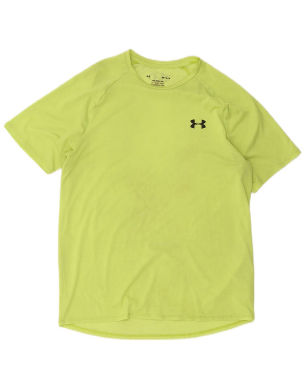Camiseta masculina Under Armour Top poliéster verde médio