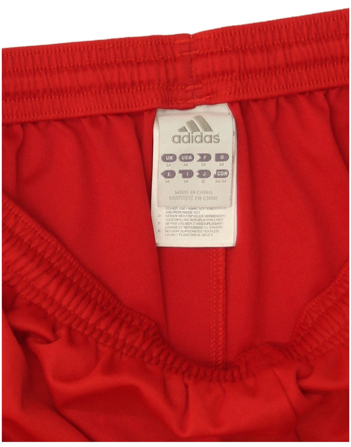 Adidas Mens Climalite Sport Shorts Médio Poliéster Vermelho
