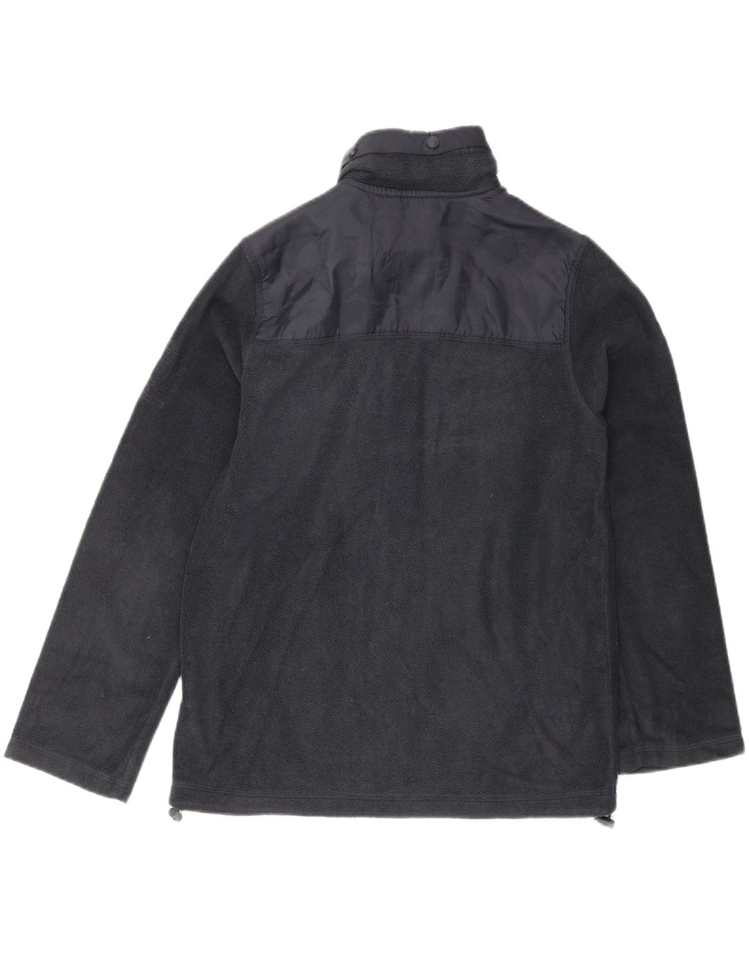 Jaqueta de lã gráfica para meninos MASSIMO DUTTI 11-12 anos azul marinho poliéster