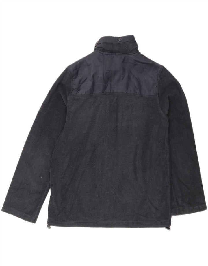 Jaqueta de lã gráfica para meninos MASSIMO DUTTI 11-12 anos azul marinho poliéster