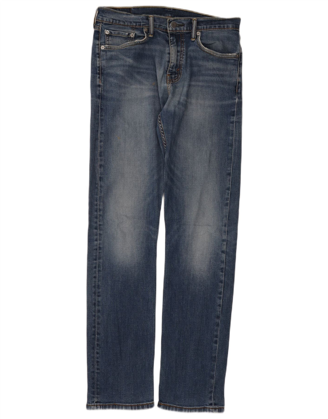 Calça jeans reta masculina Levi's W31 L34 azul algodão