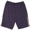 Shorts esportivos masculinos ADIDAS grandes poliéster azul marinho