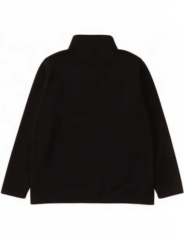 Jaqueta feminina de lã grande Marks & Spencer Reino Unido 24 4XL poliéster preto