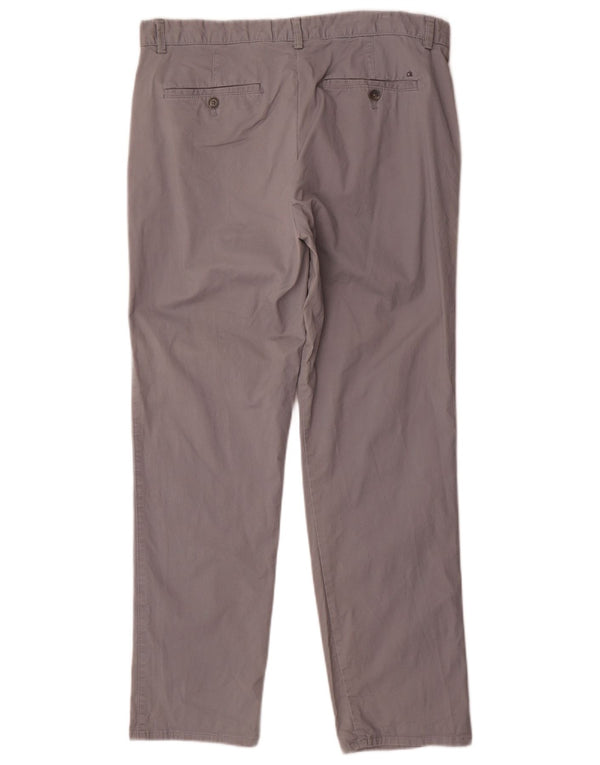 Calça Chino Slim Masculina Calvin Klein W34 L30 Algodão Cinza