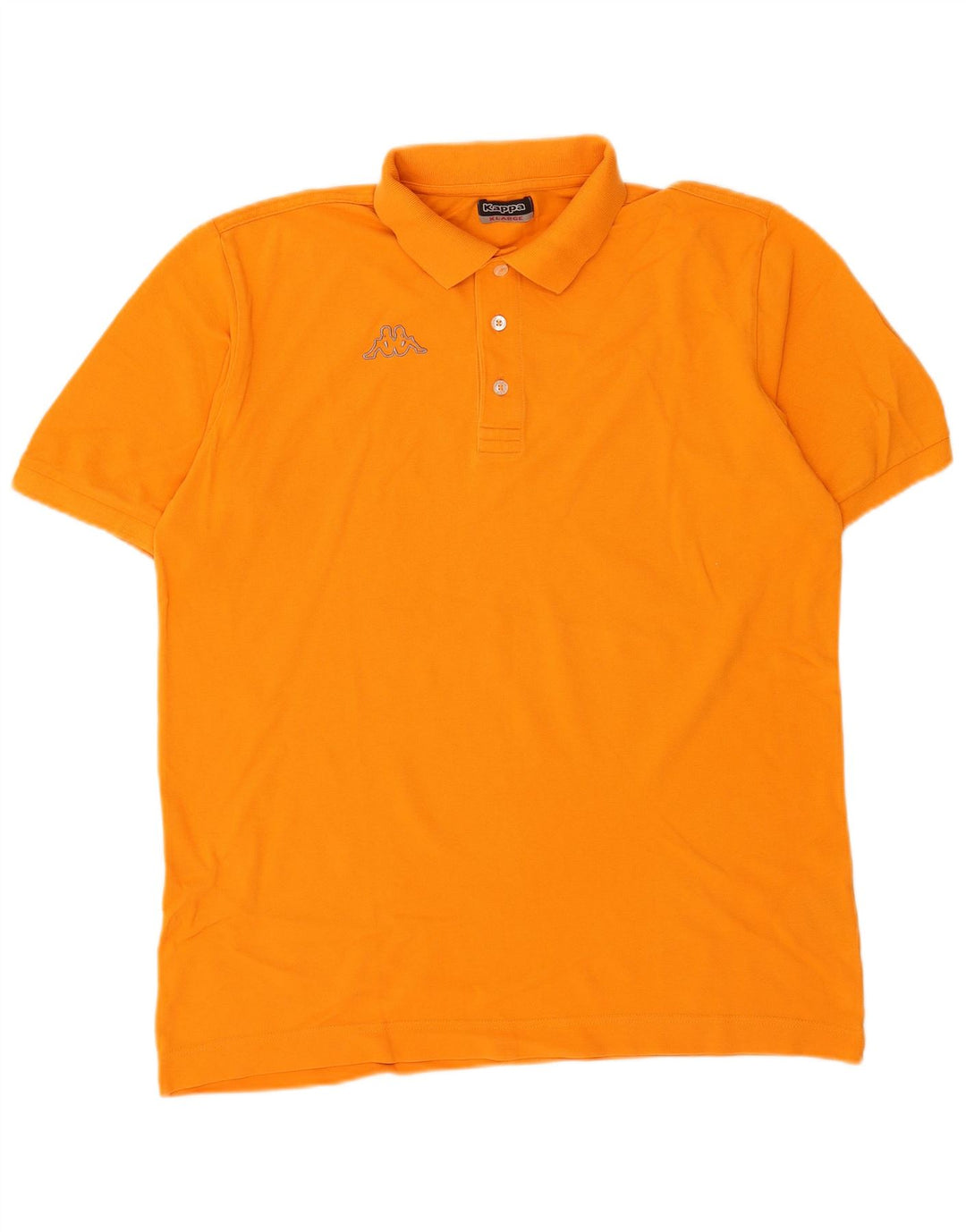 Camisa polo masculina Kappa XL laranja algodão
