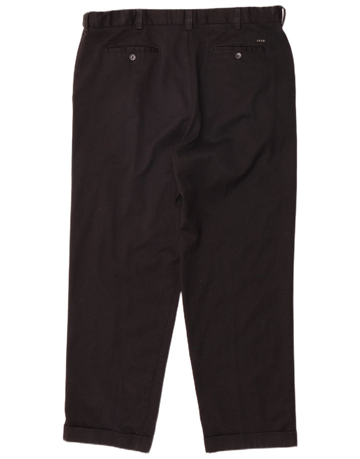 Calça Chino Masculina Izod W38 L31 Poliéster Preto