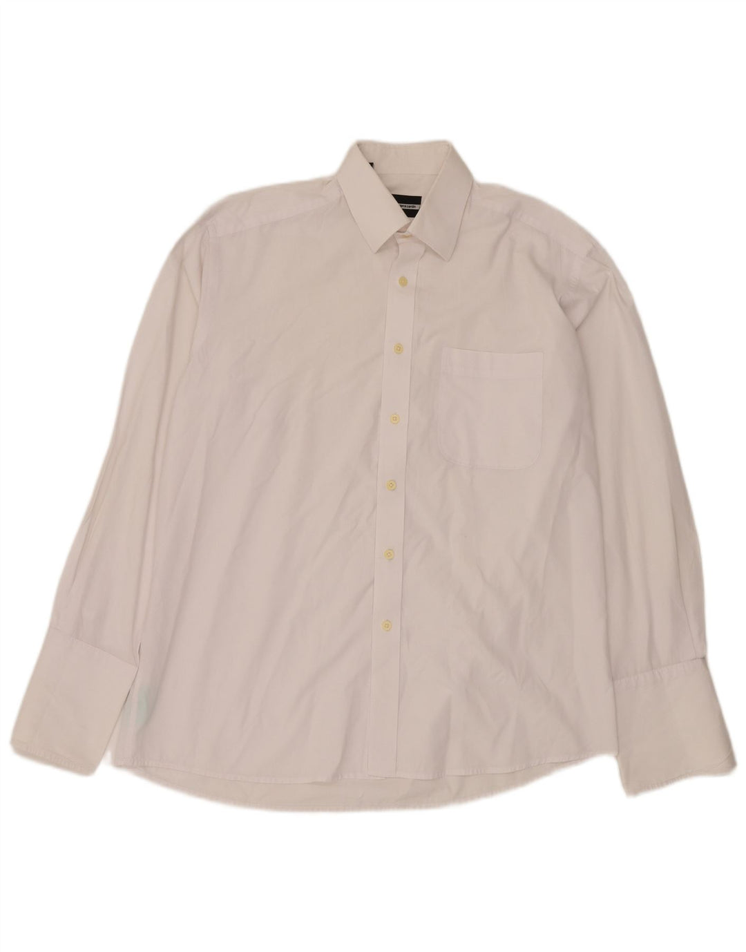 Camisa formal masculina Pierre Cardin tamanho 46 41 grande algodão branco