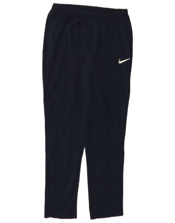 Calça de treino masculina Nike Dri Fit médio azul marinho poliéster