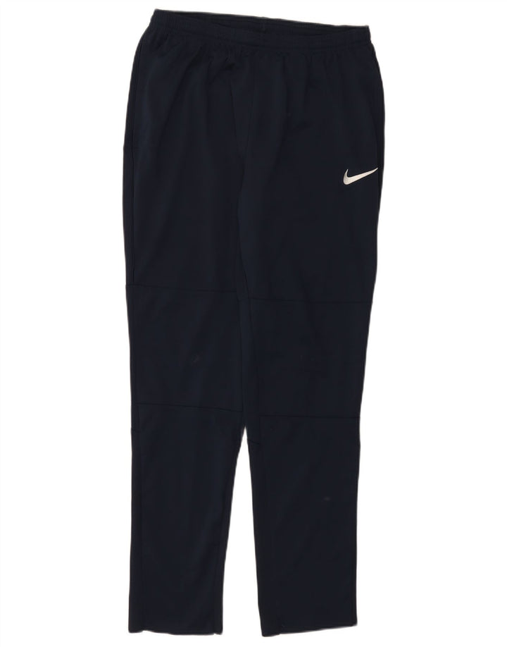 Calça de treino masculina Nike Dri Fit médio azul marinho poliéster