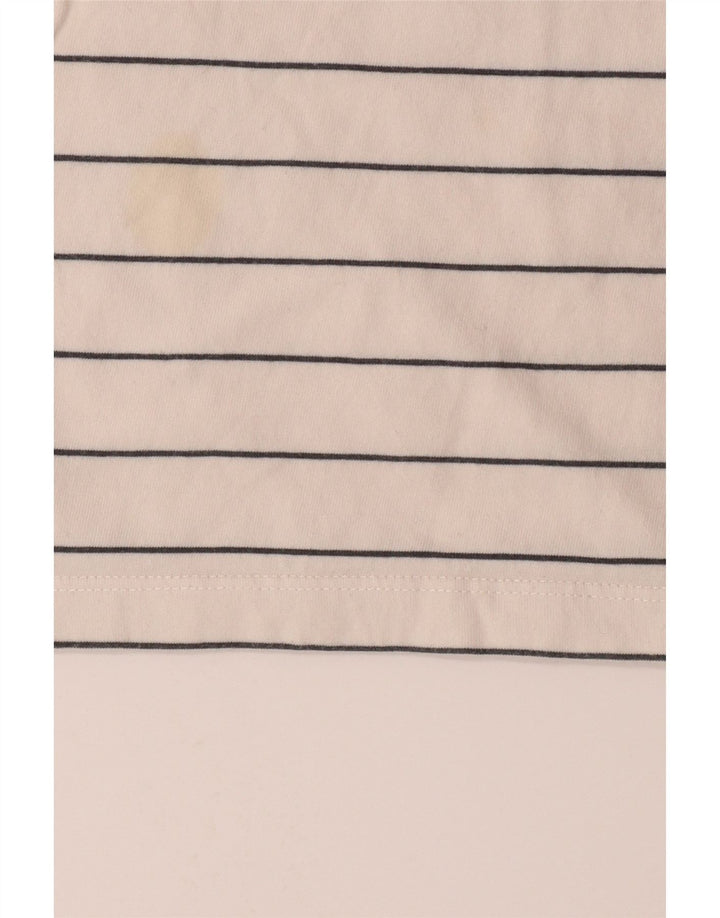 LEVI'S Mens T-Shirt Top XS White Striped Cotton Vintage Levi's and Second-Hand Levi's from Messina Hembry 