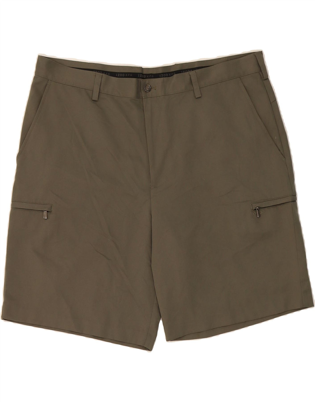 IZOD Mens Cargo Shorts W40 XL Khaki Polyester Vintage Izod and Second-Hand Izod from Messina Hembry 