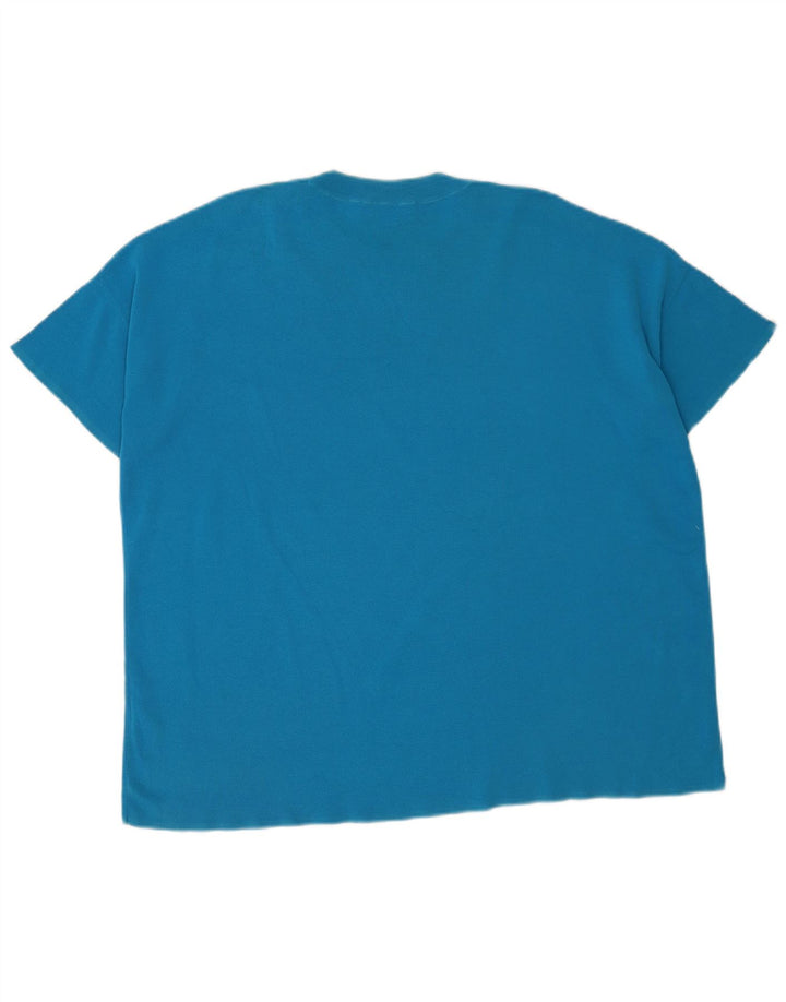 Cos Camiseta Masculina Top Médio Algodão Azul