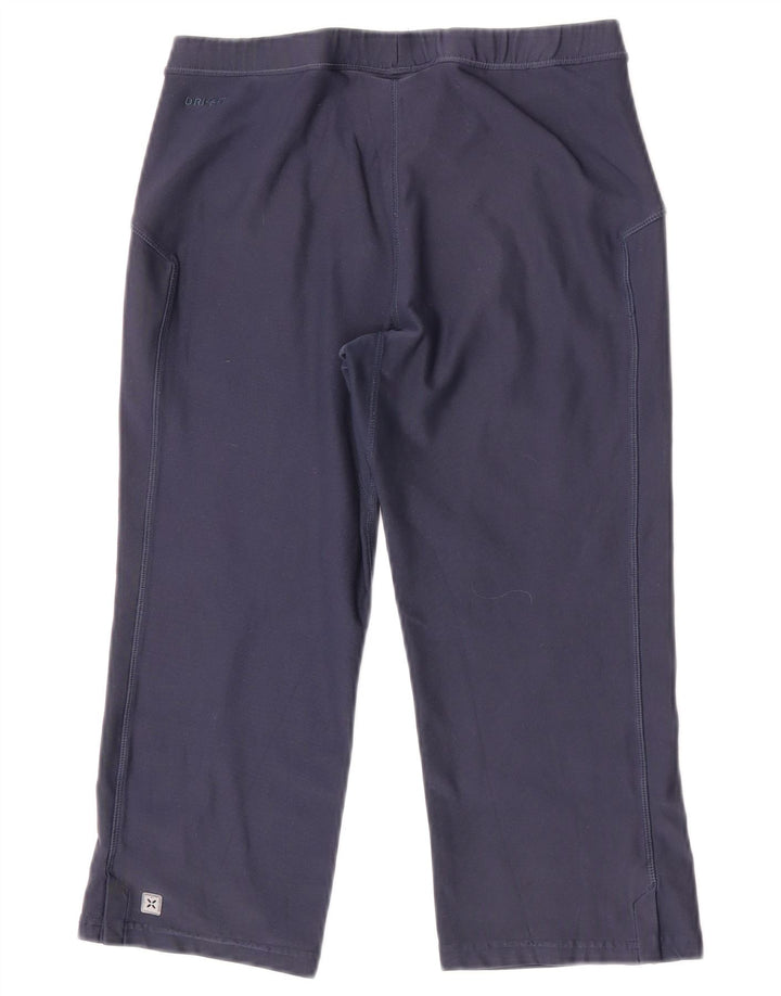 Leggings Nike Capri Feminino UK 10/12 Médio Azul Marinho