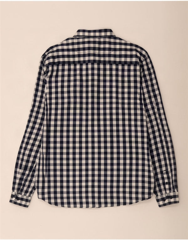 Camisa masculina Jack & Jones 2XL algodão guingão azul