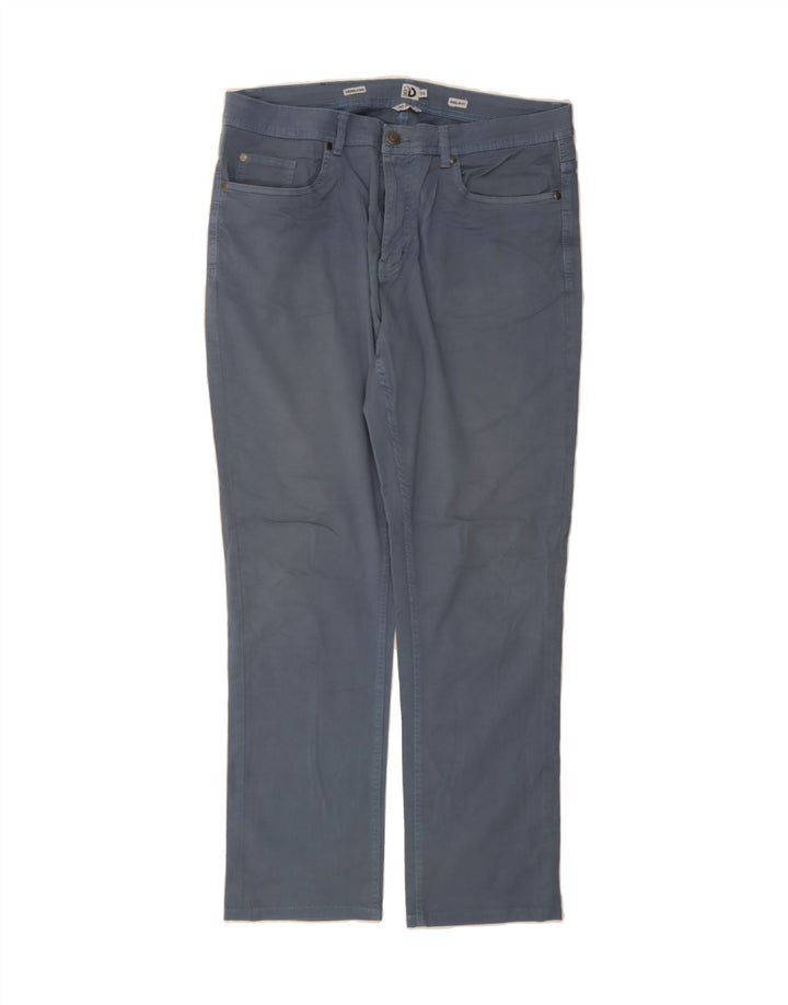 DACK'S Mens Regular Fit Casual Trousers IT 54 2XL W36 L31 Grey Cotton Vintage Dack's and Second-Hand Dack's from Messina Hembry 
