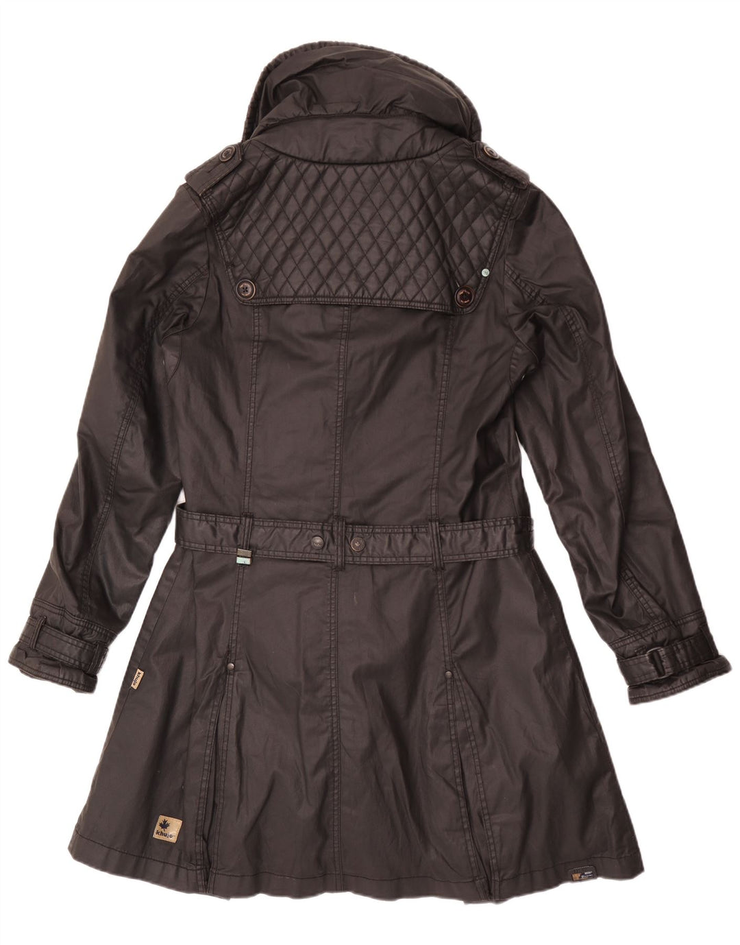 Casaco impermeável feminino KHUJO UK 18 XL poliéster preto