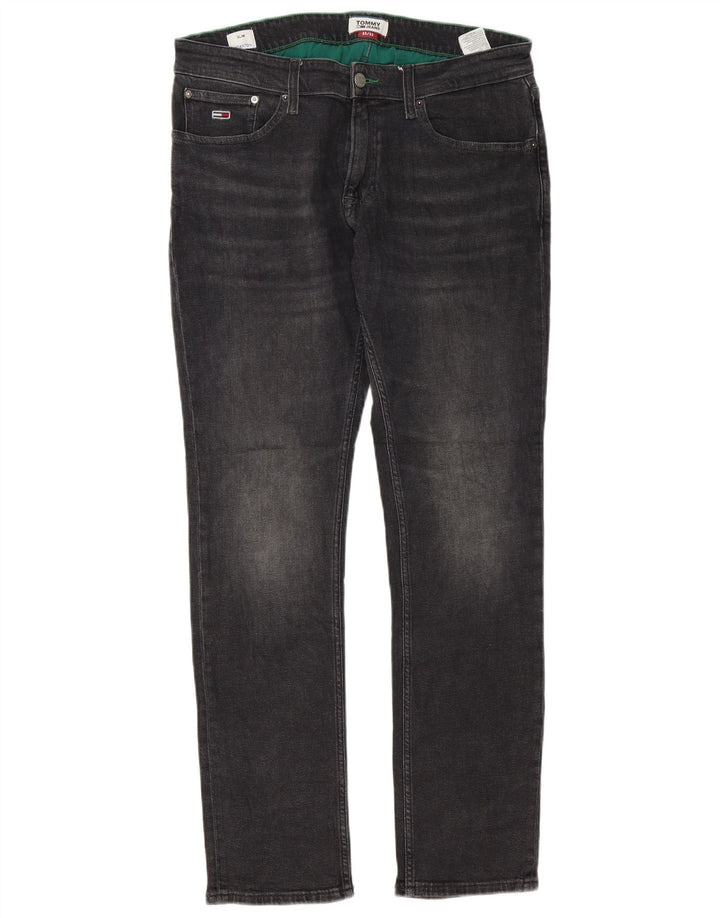 Tommy Hilfiger Masculino Scanton Slim Jeans W33 L32 Cinza Algodão