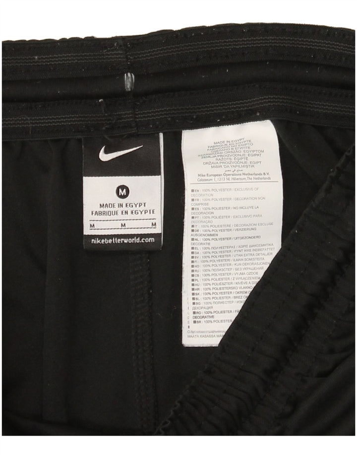Shorts esportivos masculinos Nike médio preto poliéster