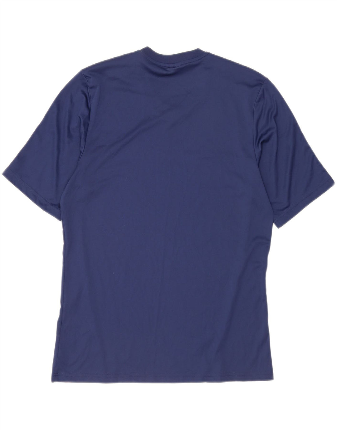 Camiseta masculina Adidas Climalite Top grande poliéster azul marinho
