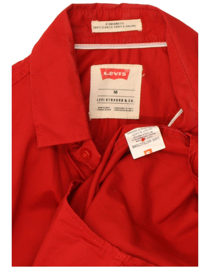 Camisa masculina Levi's Standard Fit médio algodão vermelho