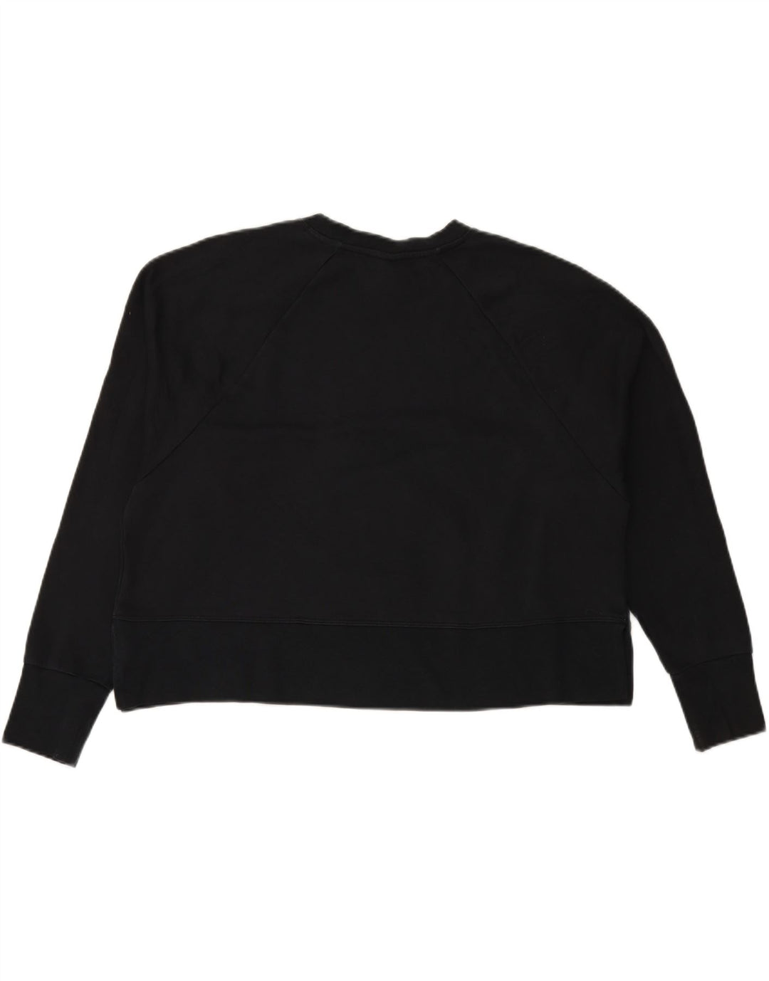 NIKE Womens Dri Fit Oversized Graphic Sweatshirt Jumper UK 16 Large Black