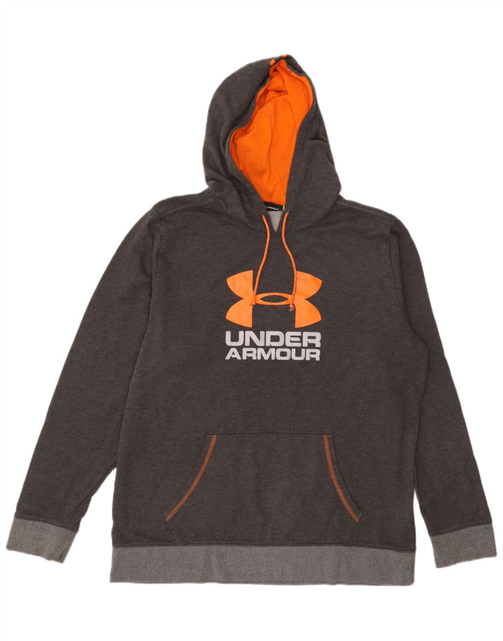 Under Armour Mens Graphic Hoodie Jumper XL Cinza Poliéster