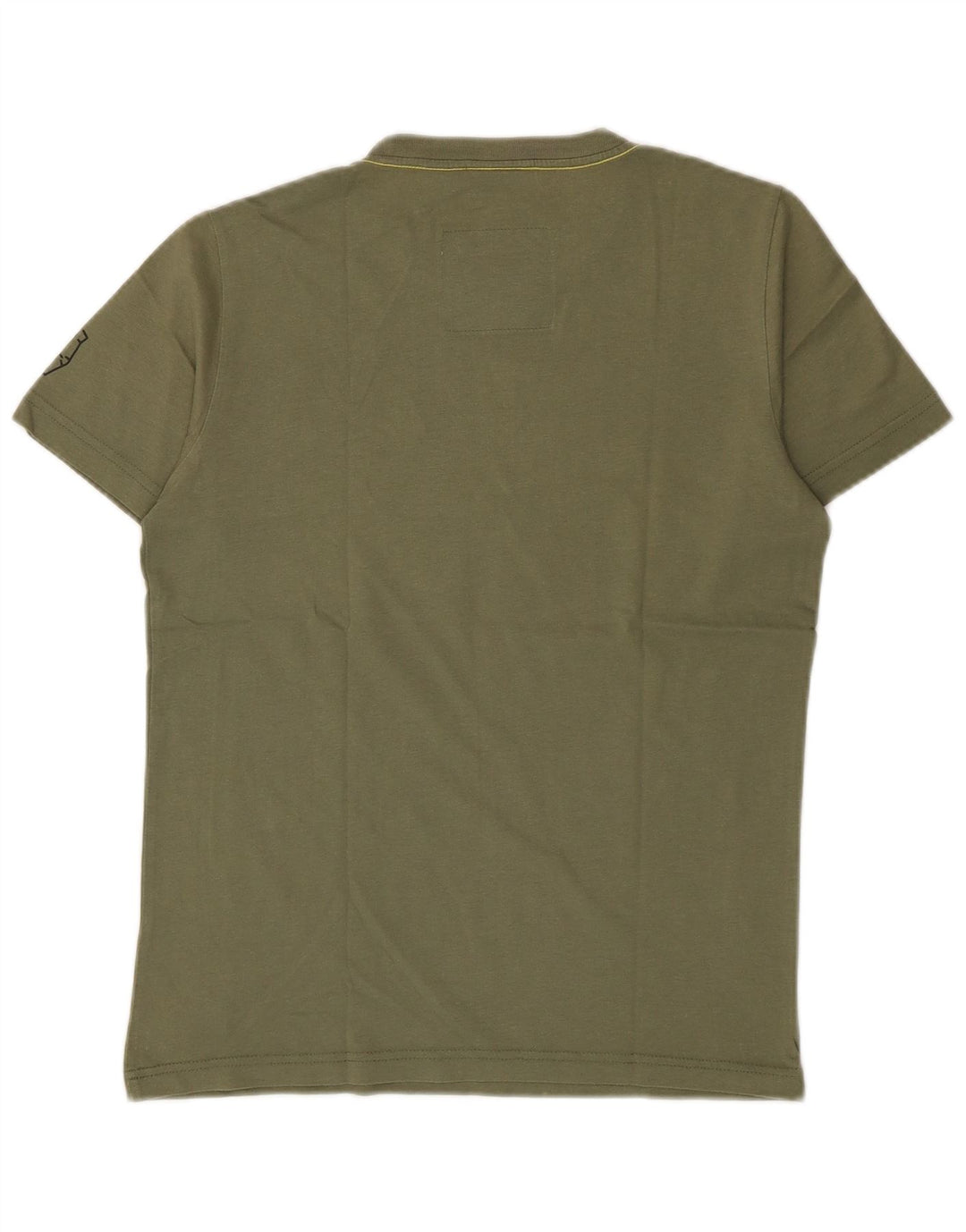 Camiseta gráfica masculina G-Star Top médio algodão cáqui