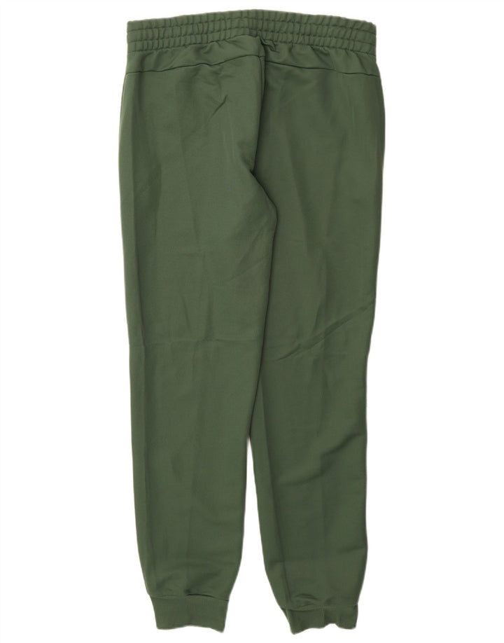 ADIDAS Calças de treino femininas Joggers UK 16/18 Grande Cáqui Poliéster