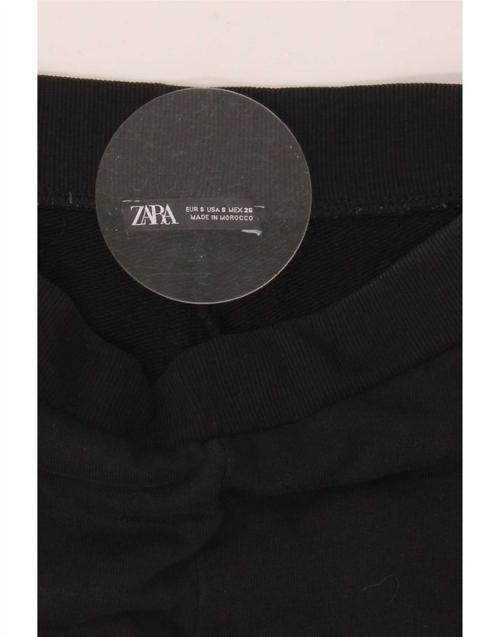 Calça esportiva Zara feminina joggers pequena preta