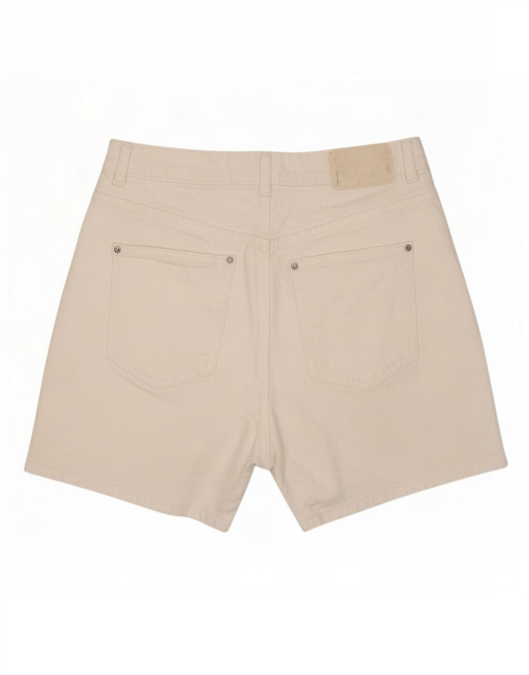 Shorts jeans feminino Zara EU 40 médio W30 branco