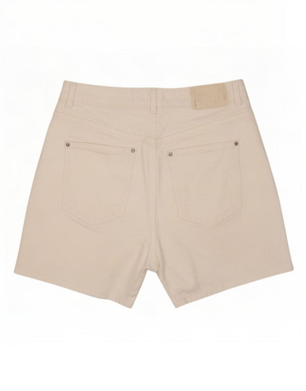 Shorts jeans feminino Zara EU 40 médio W30 branco