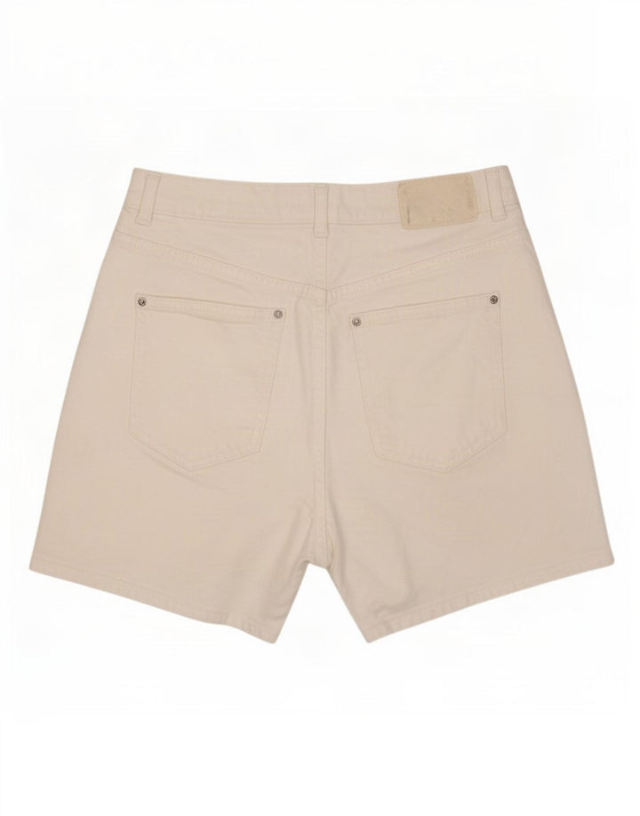 Shorts jeans feminino Zara EU 40 médio W30 branco