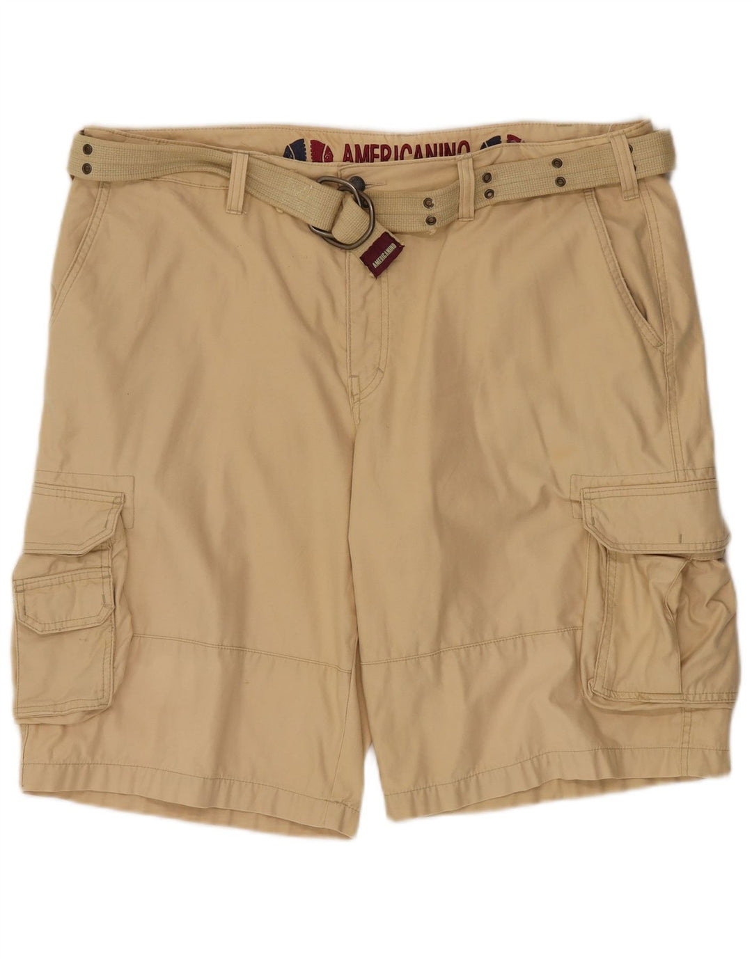Shorts cargo masculino AMERICANINO IT 58 4XL W42 bege