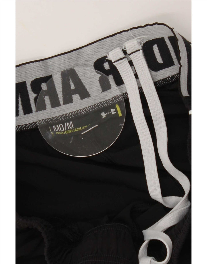 Shorts esportivos gráficos masculinos Under Armour médio preto