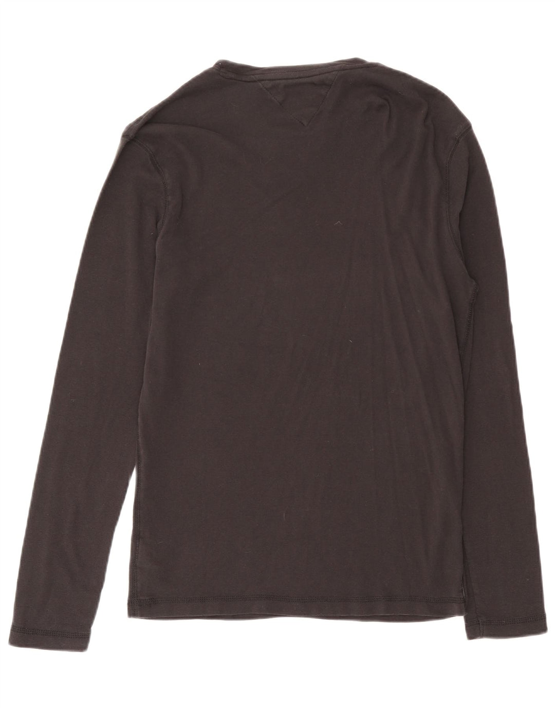 Tommy Hilfiger Mens Top Manga Longa XL Cinza Algodão