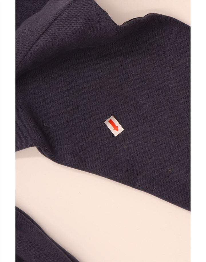 ADIDAS Meninas Graphic Sweatshirt Jumper 11-12 Anos Azul Marinho Algodão