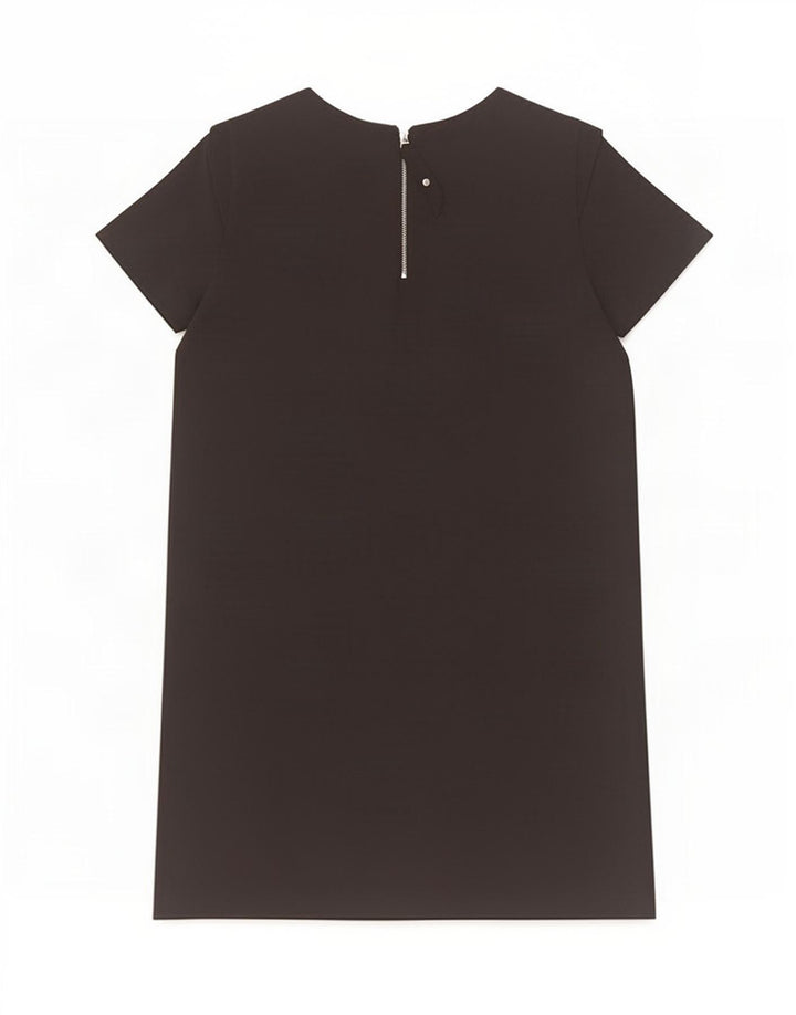 Zara Womens Shift Dress UK 10 Pequeno Poliéster Preto